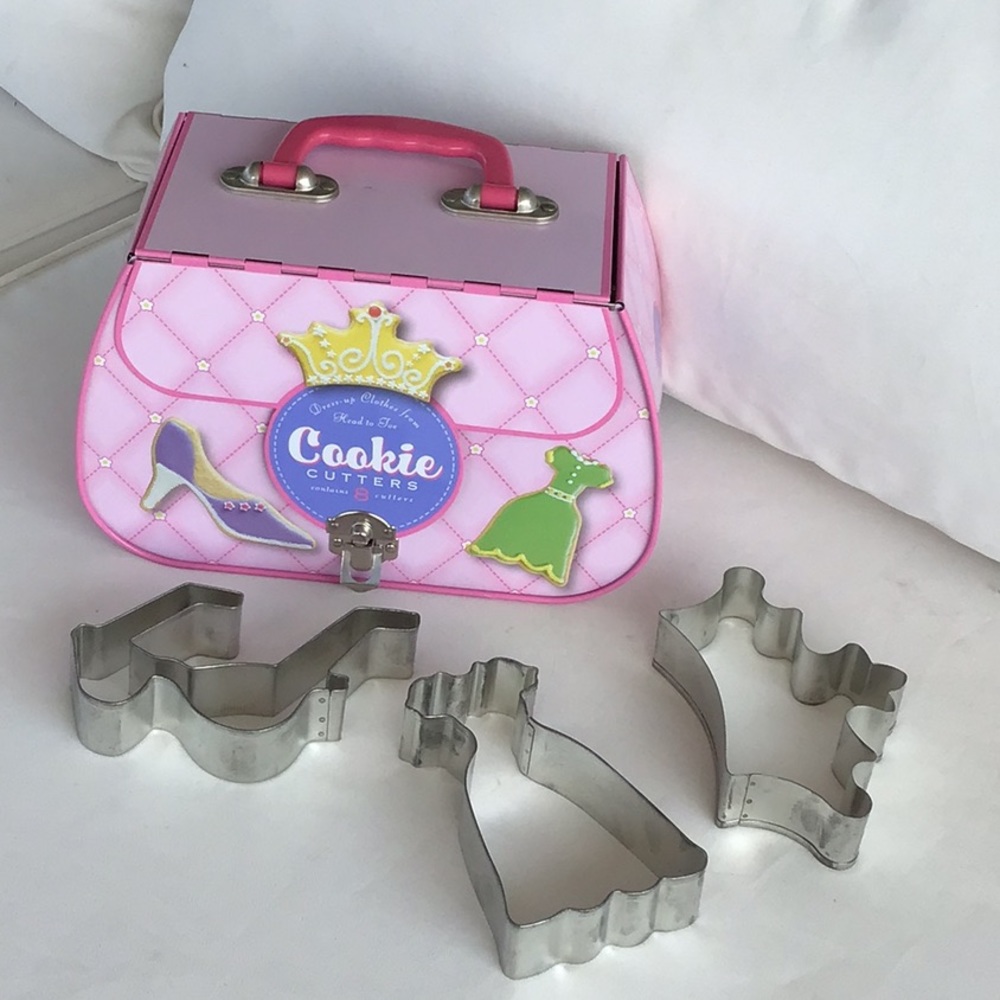 Dress Up Clothes Cookie Cutters in Tin